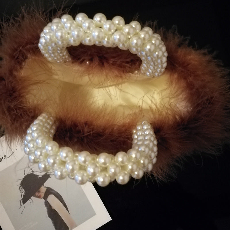 Pearl Wool Charm