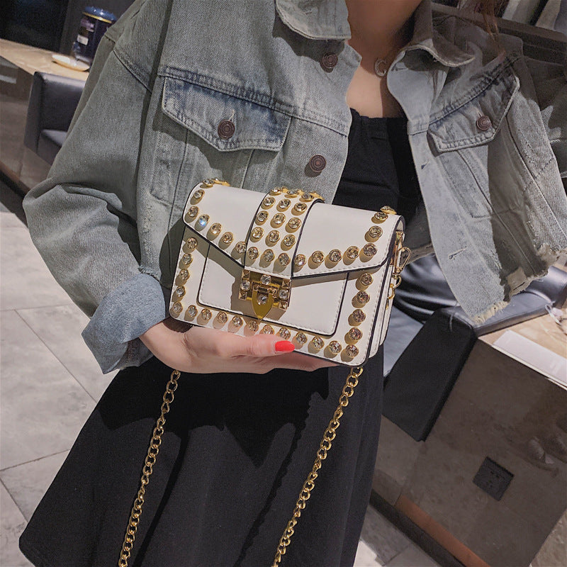 Rhinestone Rivet Bag