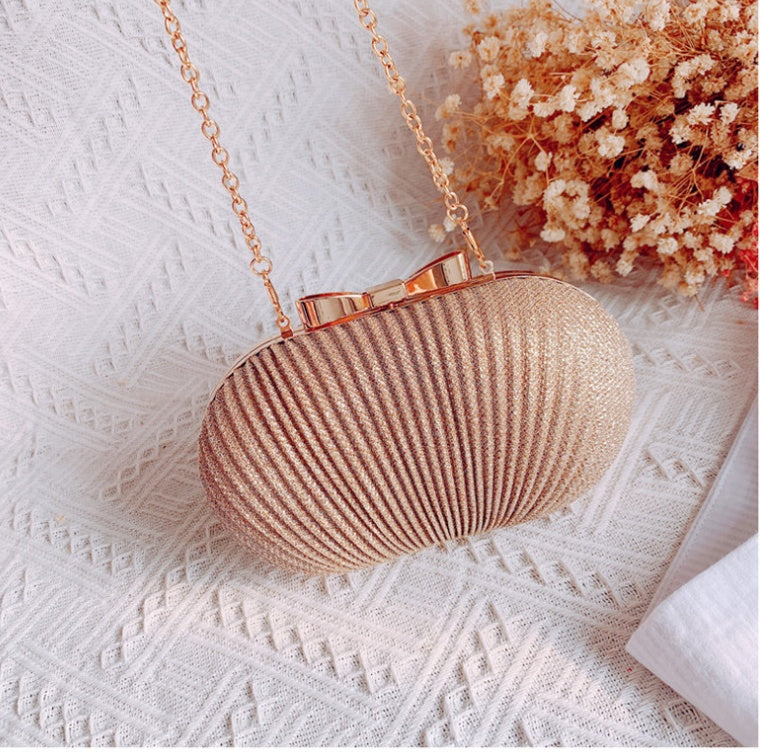 Golden Shell Clutch