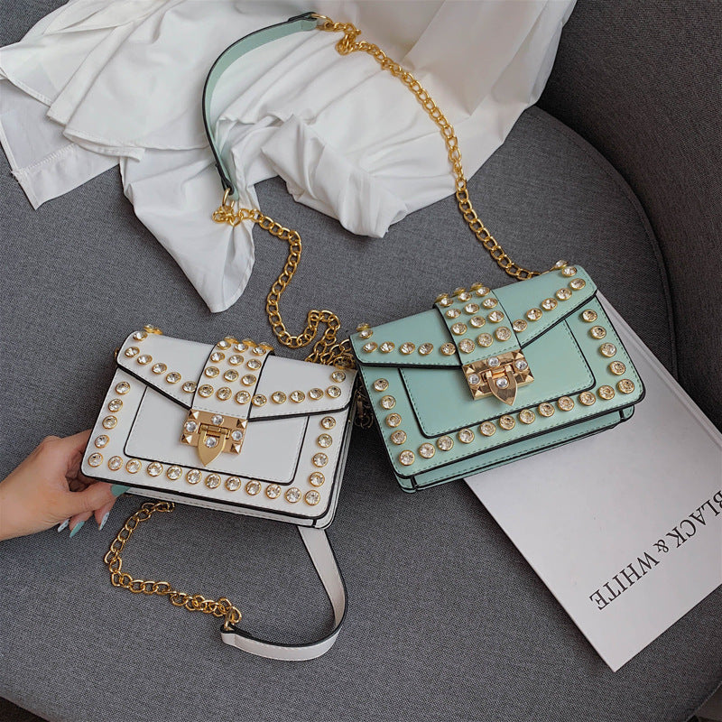 Rhinestone Rivet Bag