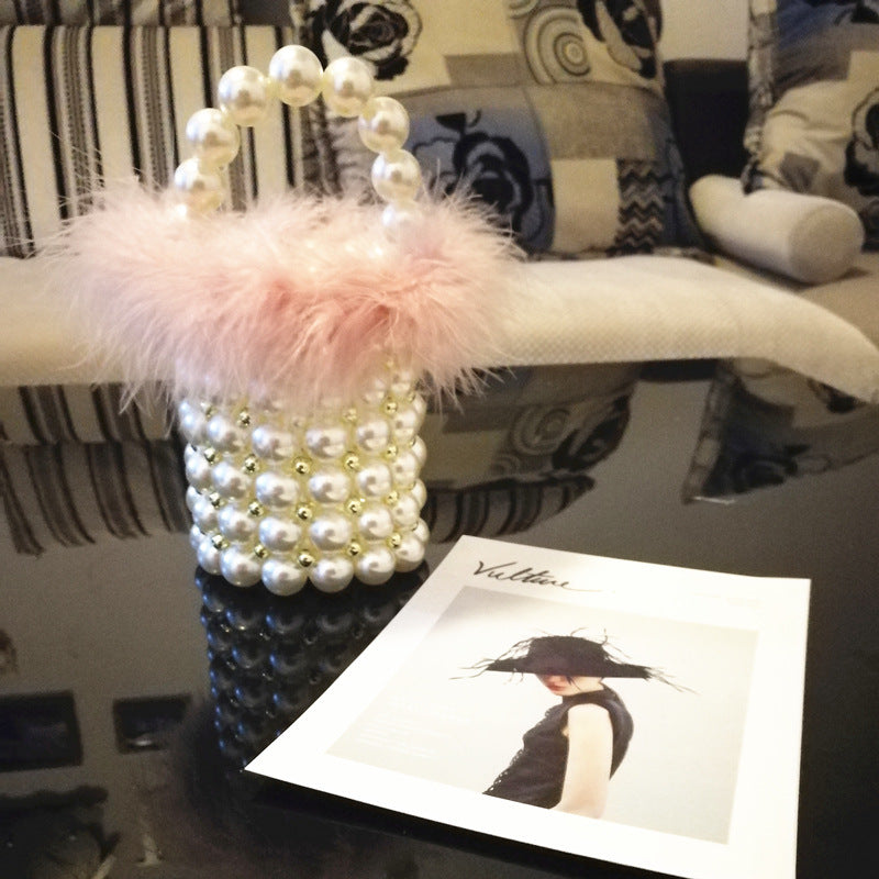 Fur Pearl Bag