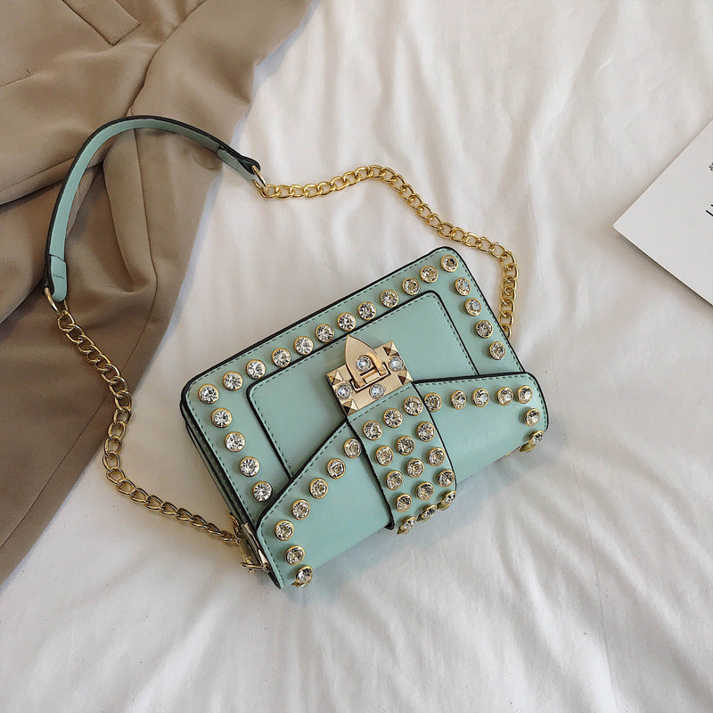 Rhinestone Rivet Bag
