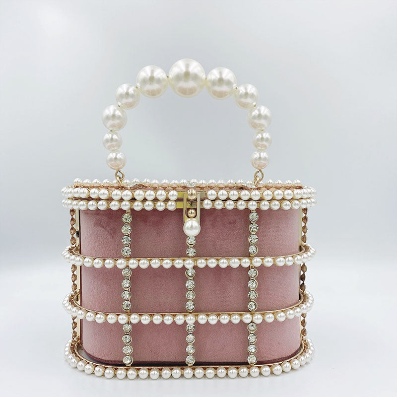 Wonderland Pearl Cage Bag