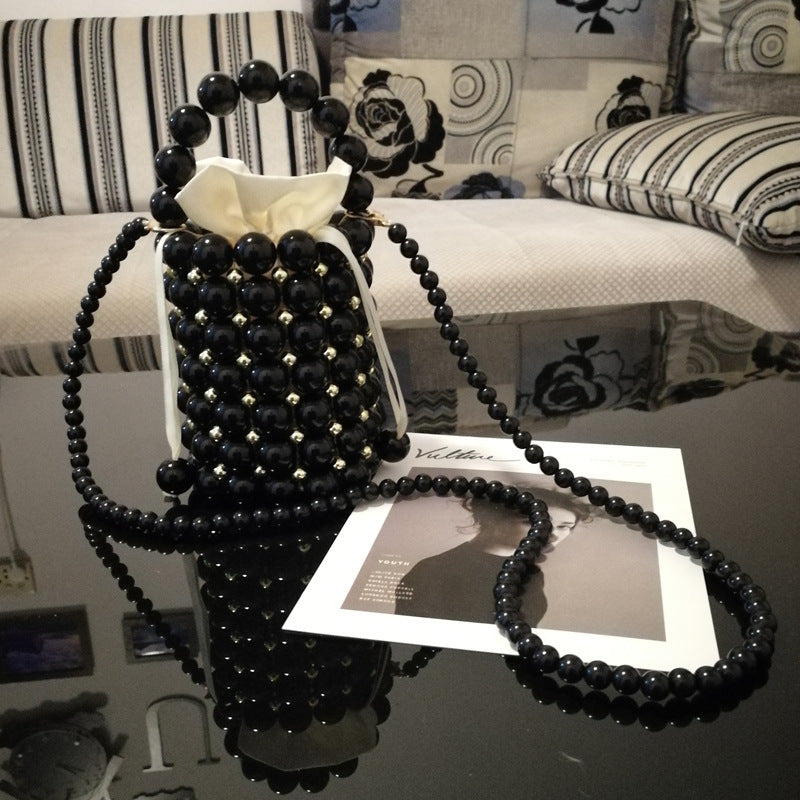 Beaded Bucket Bag