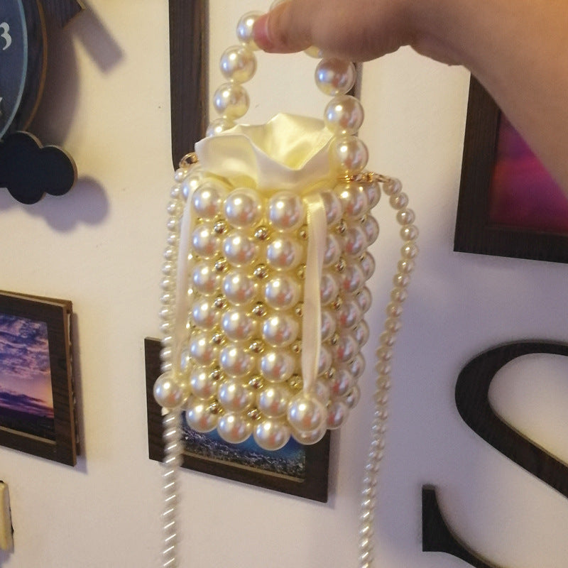 Beaded Bucket Bag