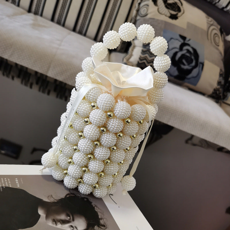 Beaded Bucket Bag