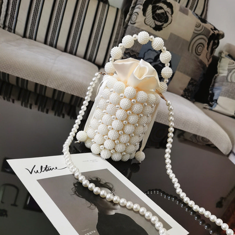 Beaded Bucket Bag