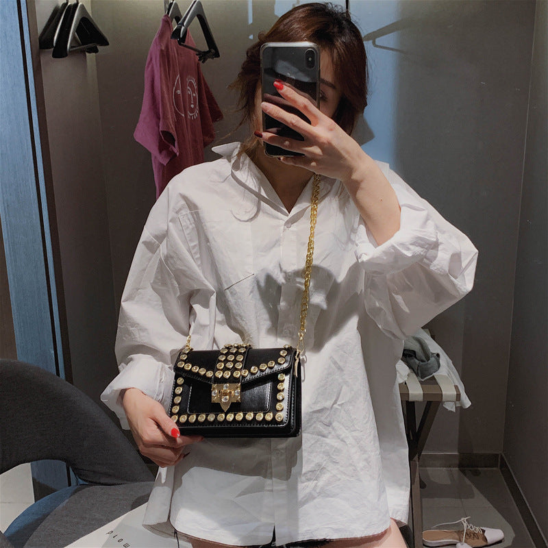 Rhinestone Rivet Bag