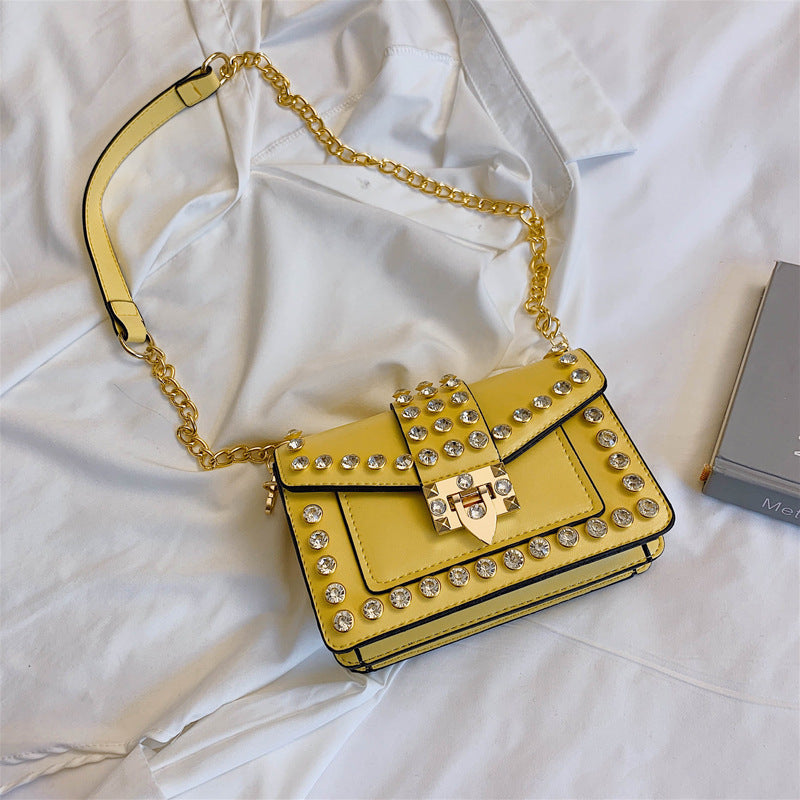 Rhinestone Rivet Bag