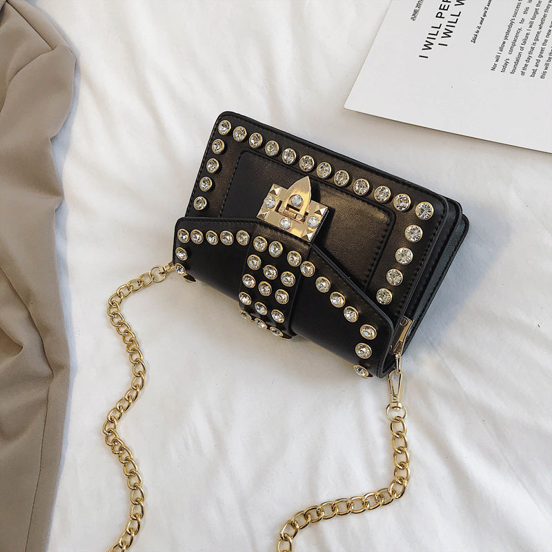 Rhinestone Rivet Bag