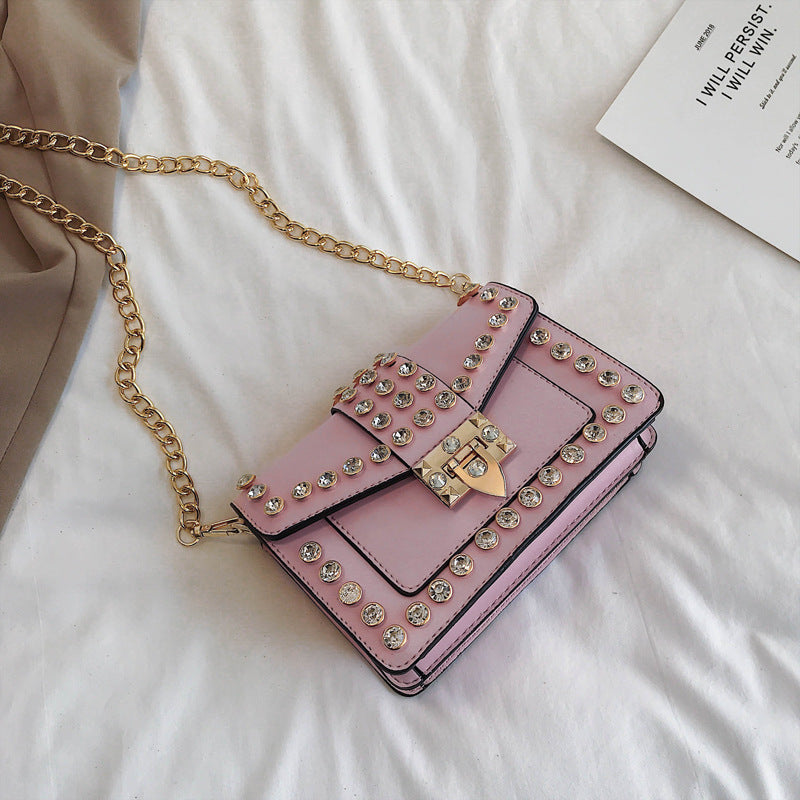 Rhinestone Rivet Bag