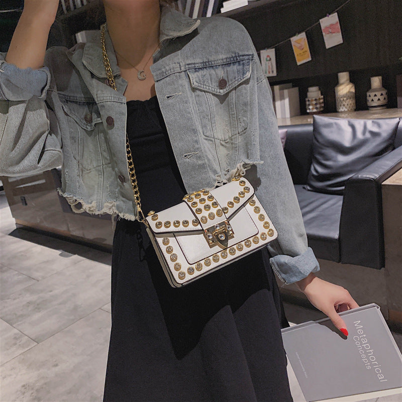 Rhinestone Rivet Bag