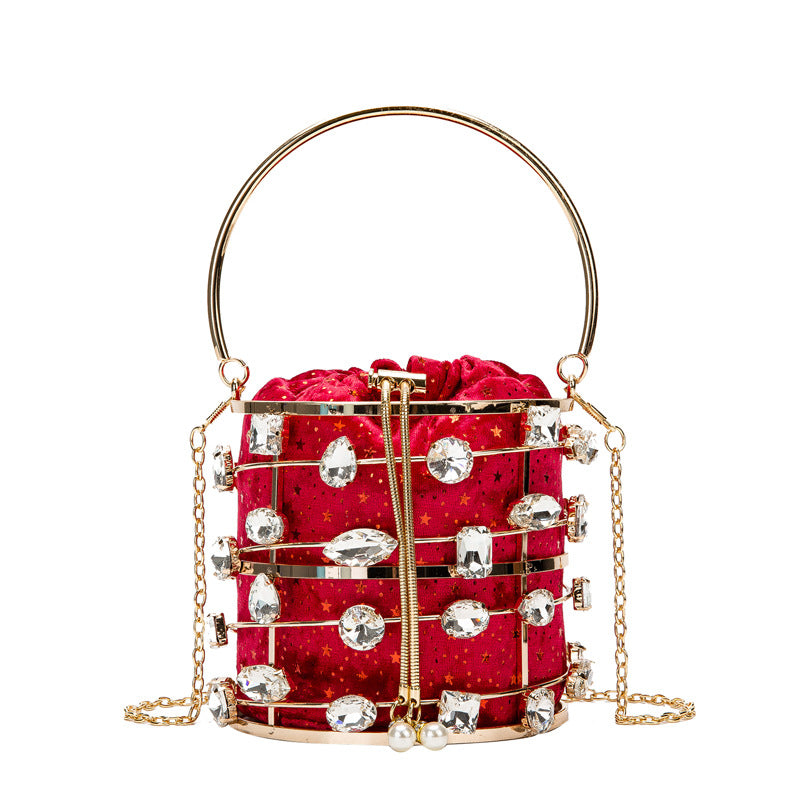 Hollow Diamond Handbag
