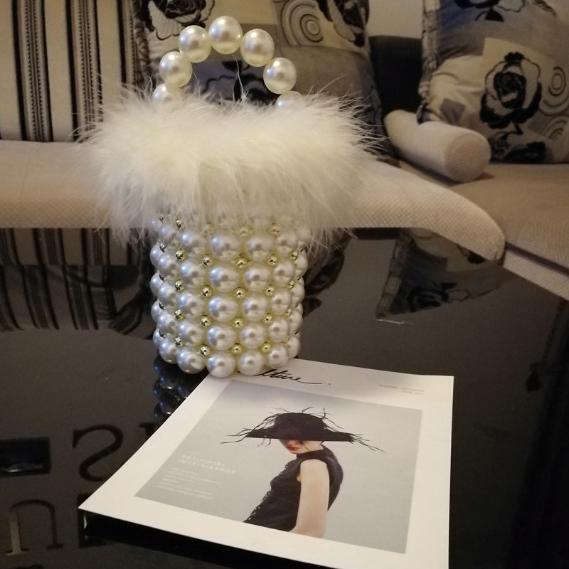 Fur Pearl Bag