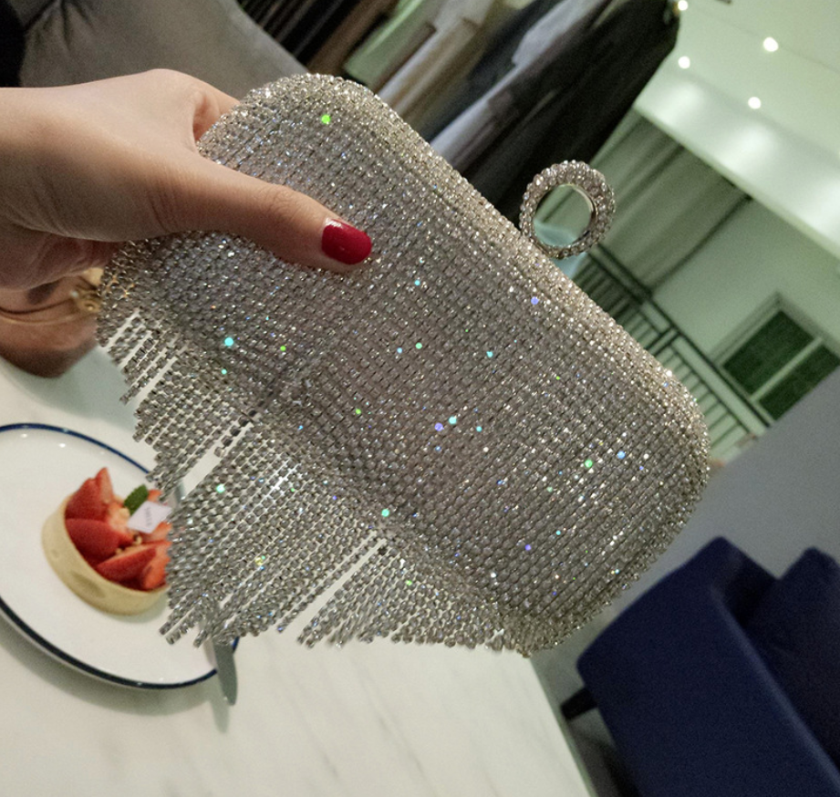 Fringe Diamond Bag