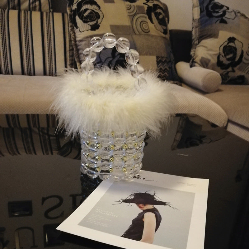 Fur Pearl Bag
