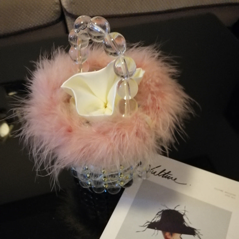 Fur Pearl Bag
