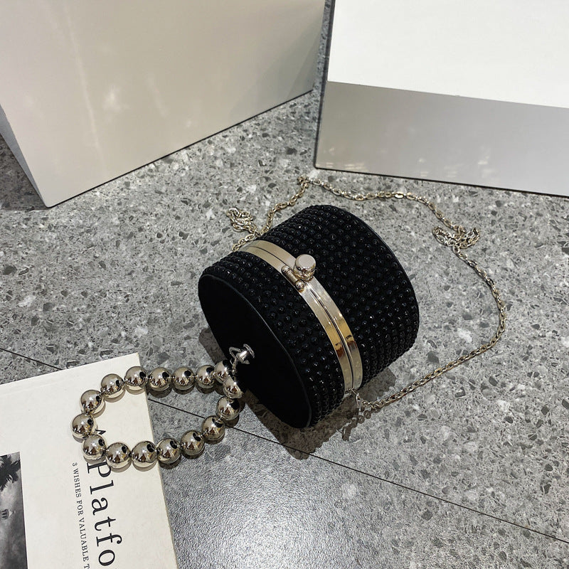 Studded Diamond Crossbody Bag
