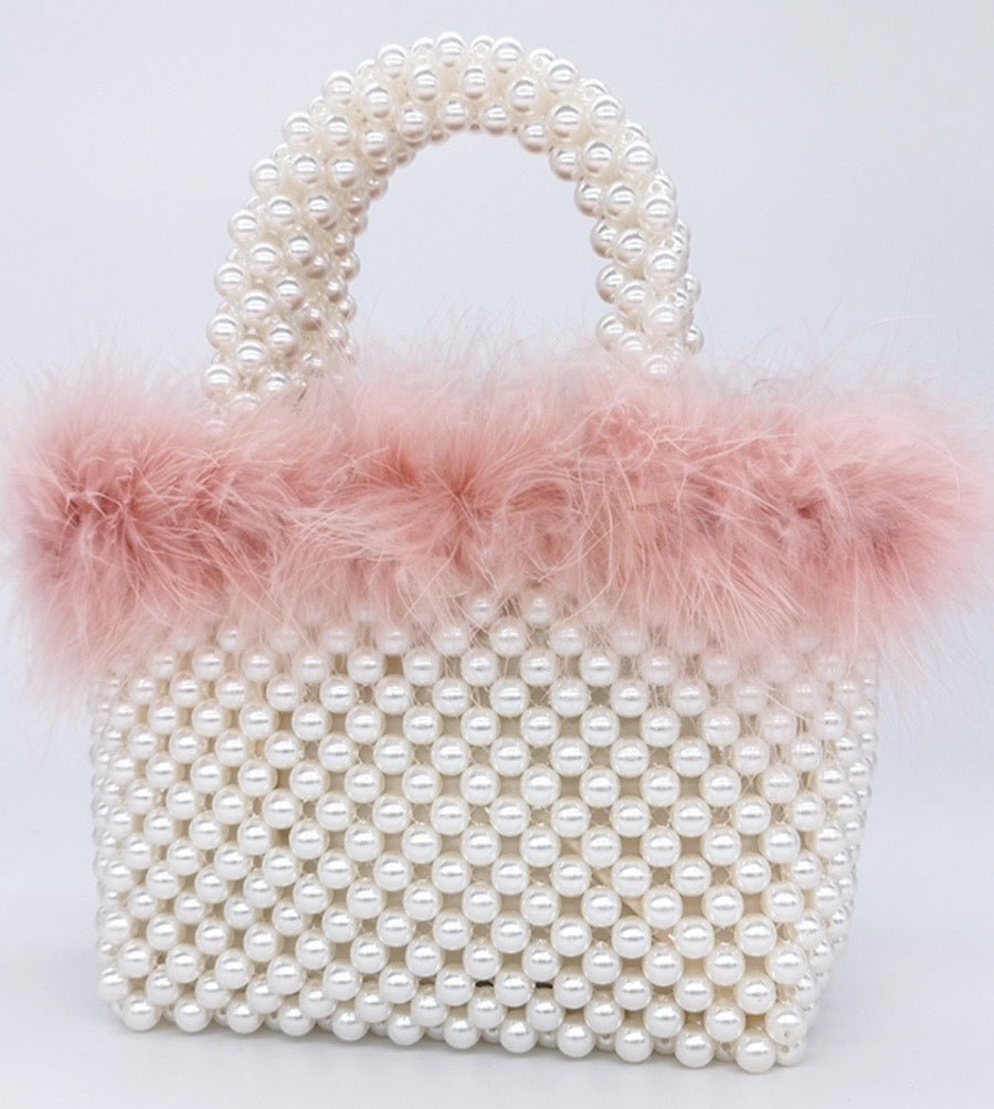 Pearl Wool Charm