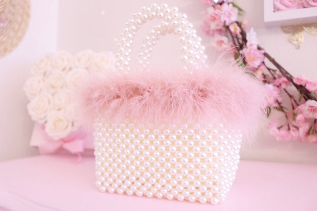 Pearl Wool Charm
