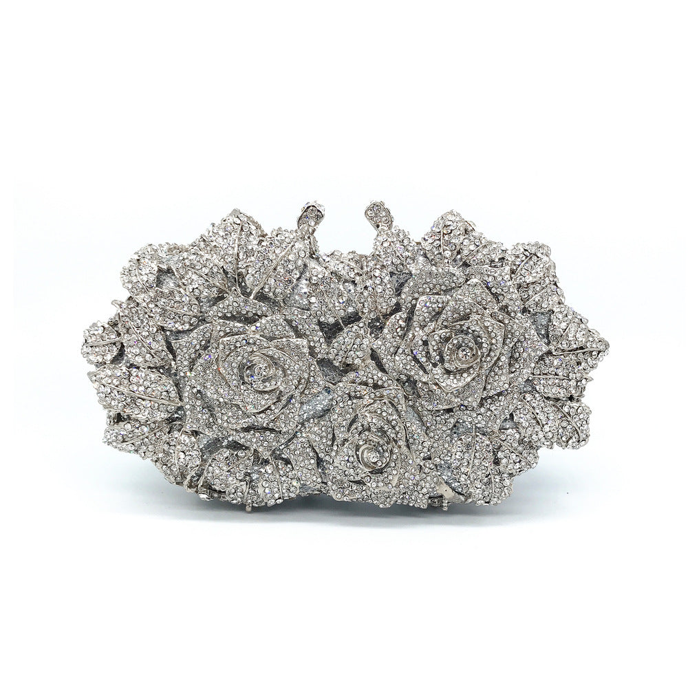 Diamond Rose Petals Bag