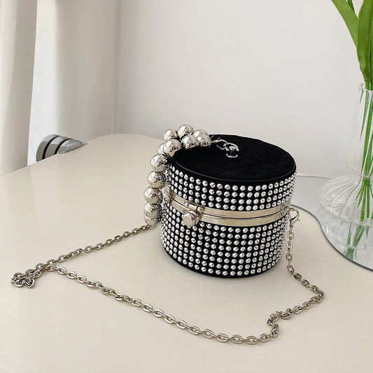 Studded Diamond Crossbody Bag