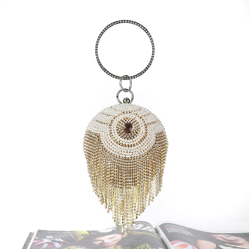 Diamond Tassel Round Chic