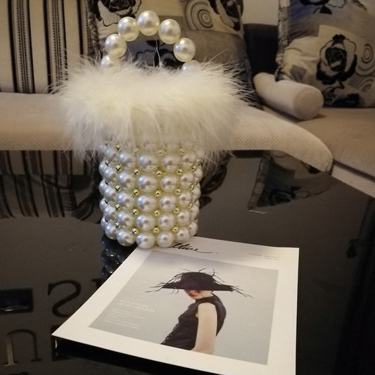 Fur Pearl Bag