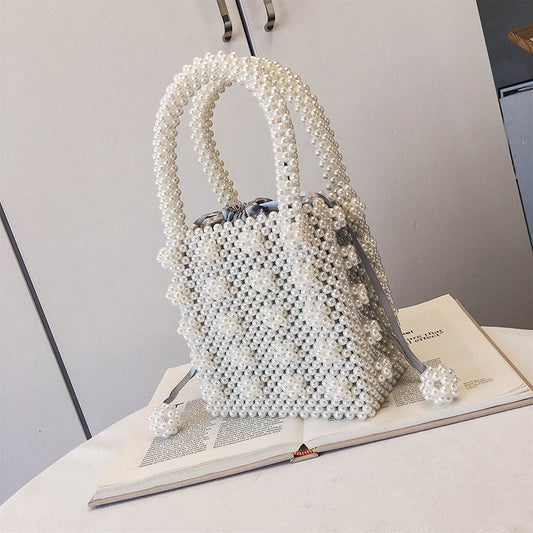 Pearl Woven Dinner Bag