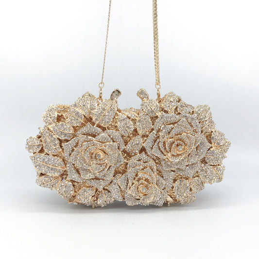 Diamond Rose Petals Bag