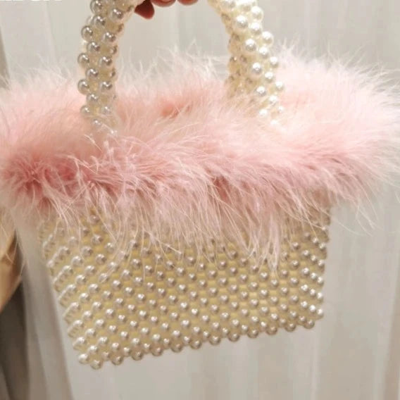 Pearl Wool Charm