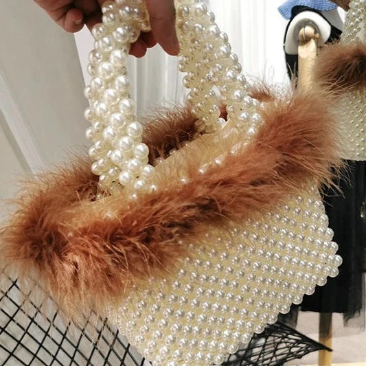 Pearl Wool Charm