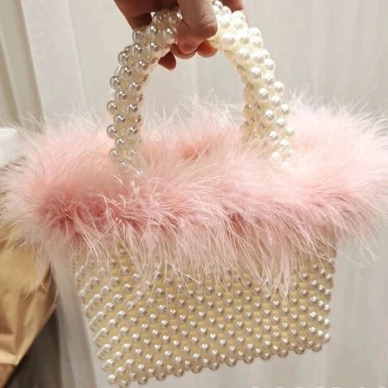 Pearl Wool Charm