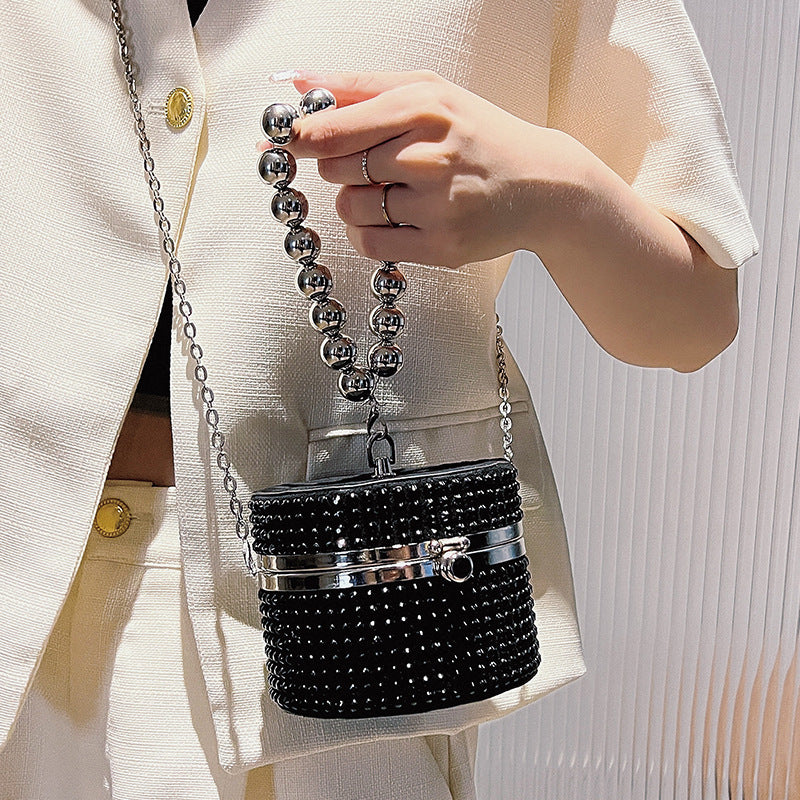 Studded Diamond Crossbody Bag